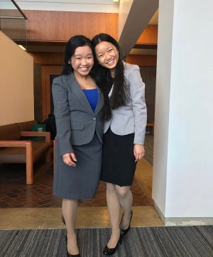 Trinh Nguyen and her sister Tram.