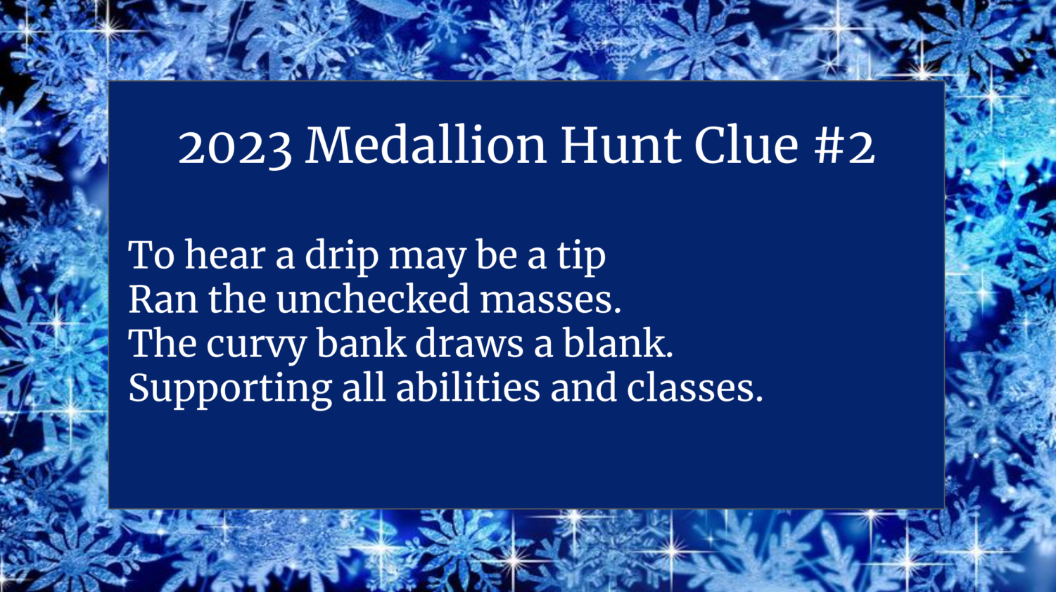 2023 Medallion Hunt Clues and Info Eagan Independent